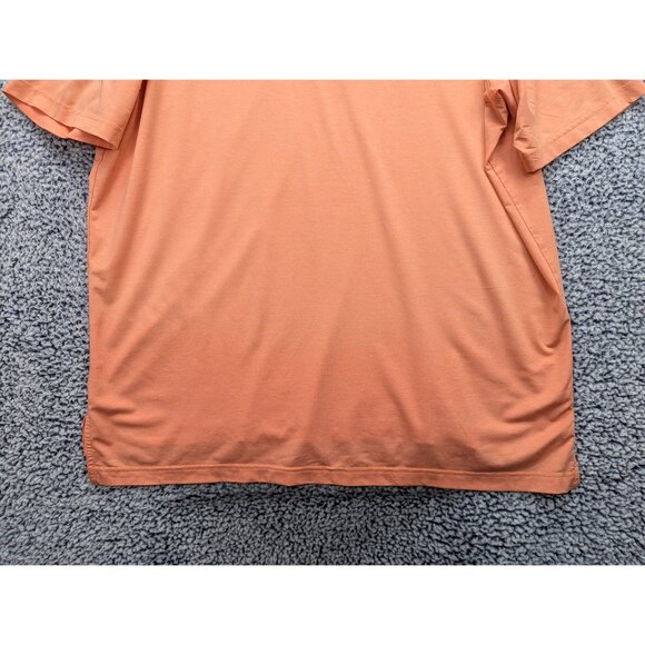 Peter Millar Summer Comfort Polo Mens XL Nanea Golf Club Lightweight Orange - Picture 8 of 12